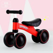 Kūdikių balansinis dviratis Išmokite vaikščioti Vaikas Vaikščiojimas Berniukas Mergaitė 4 ratai Nespaudžia pedalo Jojimo žaislinis dviratis oranžinė