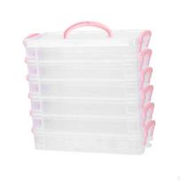Marker Pen Carrying Case Brush for Paint Sketch Markers Colored Organizer Clear white