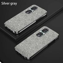 Prabangus gradiento blizgus padengtas dėklas, skirtas Huawei Honor 100 90 80 Pro 70 60 SE 50 9X X50 X50i X40 X30 X20 X9A silikoninis galinis dangtelis Huawei Nova 3 pilka