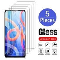 5PCS Tempered Glass For Xiaomi Redmi Note 12 11 10 9 8 Pro Plus 5G 11S 10S 9S Screen Protector for Redmi 10C 10 9T 9C 9A 8 Glass Huawei P Smart 2019 gryna