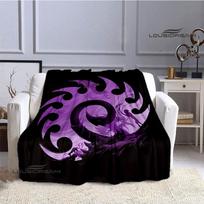 StarCraft Logotipas Atspausdintas Antklodė Vaikams Šilta Graži Antklodė Flanelinė Minkšta ir Patogi Antklodė Namams Kelionėms Gimtadienio Dovana 75x90cm