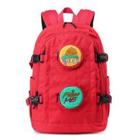 Schoolbag for Student Campus Harajuku Backpack One Size raudona