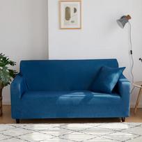 Vienspalvis elastingas sofos užvalkalas Universalus segmentinis slydimo užvalkalas, tamprus sofos užvalkalas, skirtas svetainės sofos dėklui 1 seat sofa gray