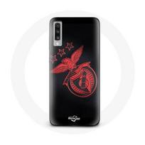 Coque Samsung Galaxy A70 slb benfica fond noir juoda