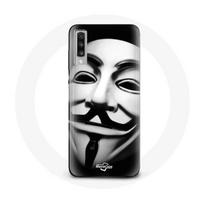 Coque samsung galaxy A70 Nous sommes légion masque anonyme