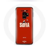 Coque pour Samsung Galaxy S9 La casa de papel Sofia Art