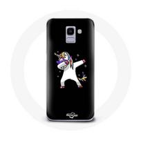 Coque pour Samsung Galaxy A6 2018 Dab unicorn licorne