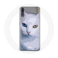 Coque pour Huawei P20 Turc de van Chat oeil bleu et oeil jaune