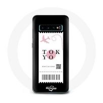 Coque pour Samsung Galaxy S10 Billet d'avion Tokyo Japon