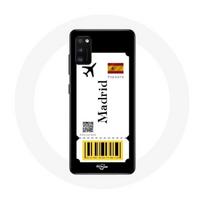 Coque pour Samsung Galaxy S20 plus Billet d'avion Madrid Espagne