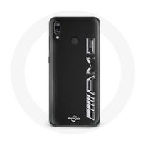 Coque pour Huawei P20 Lite Amg Logo Carbone Texture juoda
