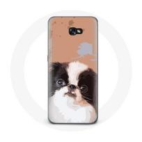 Coque pour samsung galaxy A5 2016 Épagneul japonais Noir et Blanc Race de chiens