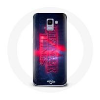 Coque pour Samsung Galaxy A8 2018 Stranger Things Logo Transparent Saison 4 Bande annonce 2022