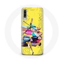 Coque pour Samsung Galaxy A70 Poursuis Tes Rêves Affiche musique