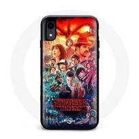 Coque pour Iphone XS Max Stranger Things Teaser Saison 4 Affiche Personnages Art