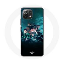 Coque pour Xiaomi Mi 11 Lite Demon Slayer Manga Tanjiro et Nezuko