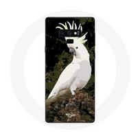 Coque pour Samsung Galaxy Note 9 Cacatoes Perroquets Blanc sur l'arbre balta