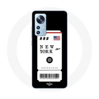 Coque pour Xiaomi Mi 12 / 12X Billet d'avion New York