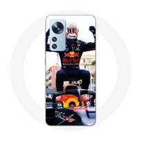 Coque pour Xiaomi Mi 12 / 12X Formule 1 Max Verstappen Pilote automobile F1 noir rouge et jaune