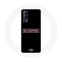 Coque pour Vivo Y72 Blackpink Groupe de K-pop Logo Fond Noir