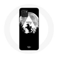 Coque pour Samsung Galaxy A03 Zelda Lune juoda