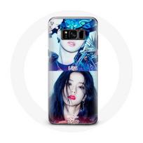 Coque pour Samsung Galaxy S8 Plus Blackpink Groupe K-pop Filles Lisa et Jisoo Lovesick girls poster the album