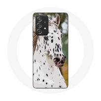 Coque pour Samsung Galaxy A52 Appaloosa Cheval blanc