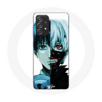 Coque pour Samsung Galaxy A52 Tokyo Ghoul Visage Moitié
