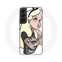 Coque pour Samsung Galaxy S22 Alice princesse tatouée