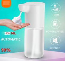 2000mAh USB Įkrovimas Automatinis Indukcinis Putų Muilo Dozatorius Išmanus Infraraudonųjų Spindulių Bekontaktis Rankų Plautuvas Virtuvei Vonios Kambariui balta