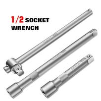 WISEUP 1/2 L Type Socket Bent Bar Curved Rod Extension Bar Wrench, CR-V Rod Auto Repair Durable Parts Socket