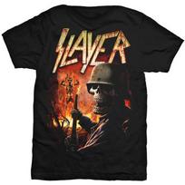 Slayer Degančios Ugnies Trešmetalo Rokas Unisex Marškinėliai S