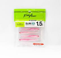 Fish Arrow minkštas masalas Flash J Slim SW 1,5 colio 5 vnt. pakuotėje #101 (0288) green