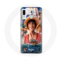 Coque pour Samsung Galaxy A20e One Piece Luffy Affiche Personnages Art Saison 1 - Maniacase