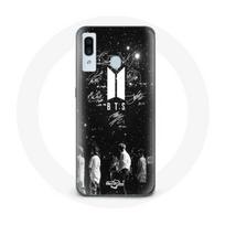 Dėklas, skirtas Samsung Galaxy A20 BTS Signature Members Rm Jin Jimin V Suga Jungkook J-hope - Maniacase