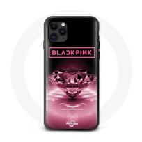 Case - Maniacase - Iphone 13 Mini - Blackpink Diamond Wallpaper - Silicone - Soft juoda