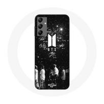 Dėklas, skirtas Samsung Galaxy A14 4G BTS Signature Members Rm Jin Jimin V Suga Jungkook J-hope - Maniacase