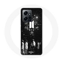 Coque - BTS - Xiaomi Redmi Note 12 4G - Souple - Noir - Membres BTS