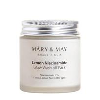Mary & May Lemon Niacinamide Glow Wash off Pack, Cleansing, KBeauty, Korean Cosmetics, sample