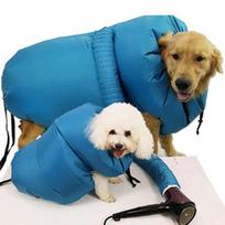 Sulankstomas šunų plaukų džiovintuvas Nešiojamas naminių gyvūnėlių džiovinimo krepšys Efficient Dogs Plaukų džiovintuvai Blow Bag Cat džiovintuvas Žieminiai naminių gyvūnėlių valymo priedai XL mėlyna