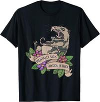 Possum Tally Sick Physically Thick Unisex T-Shirt XXXXL gray