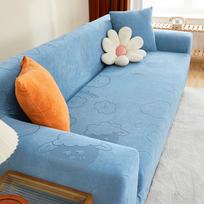 Sofa Cover All-Inclusive Universal Lazy Full Covered Sofa Slipcover Anti-Scratching Four Seasons Universal Sofa Cushion Elastic Cover Set 90-140cm