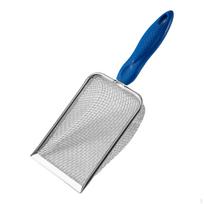 Cat Litter Scoop Sand Kitty Metal Stainless Steel for Bunny 2.8X2.8mm  mesh gray