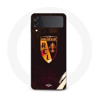 Case - Maniacase - Samsung Galaxy Z Flip4 - Soft - Rcl lens orange - Glossy juoda