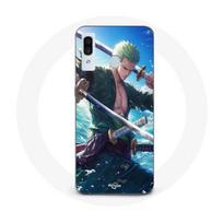 Coque Maniacase pour Samsung Galaxy A40 One Piece Roronoa Zoro epée manga anime