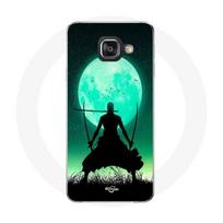 Coque Maniacase pour Samsung Galaxy A5 2017 roronoa zoro triple épée pleine lune