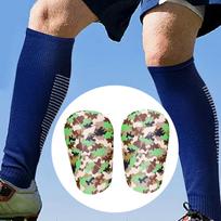 1 Pair Mini Soccer Shin Guards Protective Equipment Pads Gear Comfortable Leg Protection Football XS_Style C white