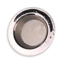 Virtuvės nerūdijančio plieno nutekėjimo kanalizacijos kriauklės filtras nuo užsikimšimo atliekoms tvarkyti filtras Round Edge black