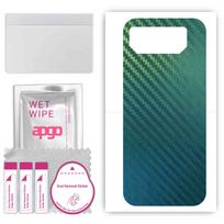 apgo apsauginė lipdukas-oda nugarėlei, suderinamas su Asus ROG Phone 6 Pro, apvyniojimo plėvelė, folija, vinilas - Raštas Anglies pluošto chameleonas CAKA1