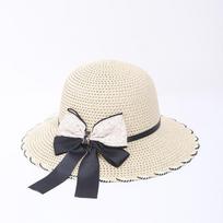 „Bowknot Decor“ kepurė nuo saulės plačių kraštų šiaudinės skrybėlės vasaros UV apsauga nuo saulės Paplūdimio kepurės, tinkamos kelionėms atostogauti ONE SIZE smėlis